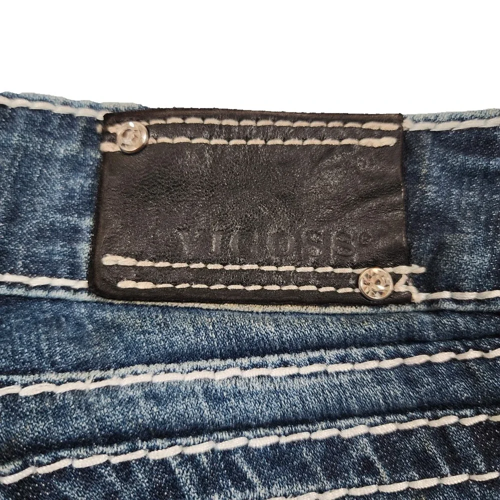 Y2K Vigoss Jeans Womens 9 / 10 W32 Chelsea Slim Boot Low Rise Flare Vintage